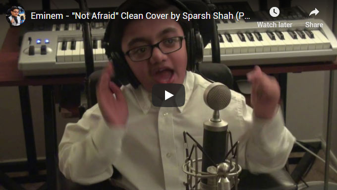 Eminem’s “Not Afraid” Clean Cover by Sparsh Shah